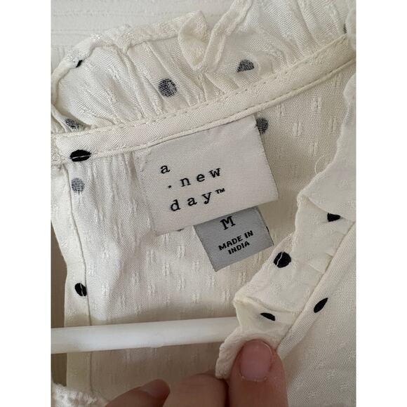 a new day long sleeve polka blouse - Picture 4 of 5